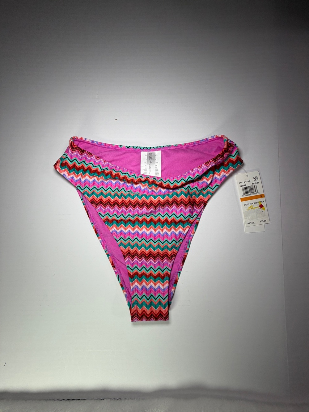 Salt + Cove Multi-Color Chevron Bikini Bottoms
